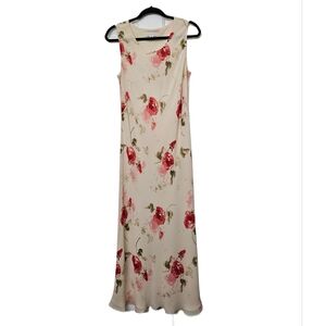Casual Corner Floral Sleeveless Dress
